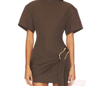 Lioness Brown Mini Dress